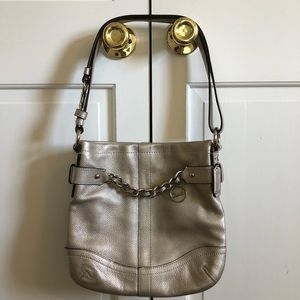 Coach crossbody or should silver leather bag